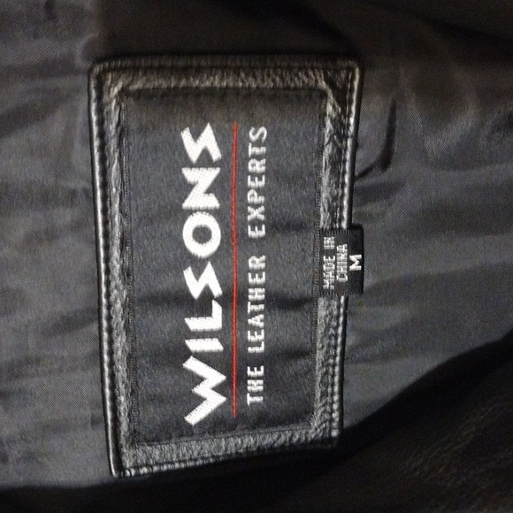 VTG 1986 Wilson’s Leather Motorcycle Jacket Med Grease Lightning Style Retro - Picture 9 of 15